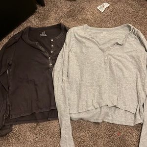 aerie cropped long sleeves